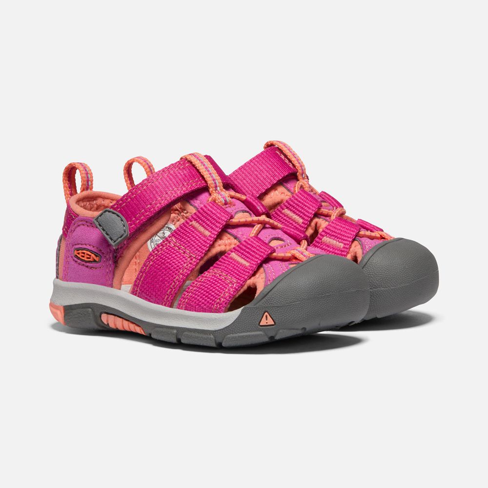 Keen Sandalet Çocuk Pembe/Mercan - Newport H2 - Türkiye QXKE75142